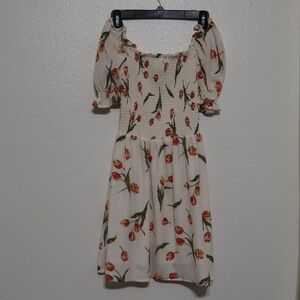 Sundress floral midi mini summer dress
